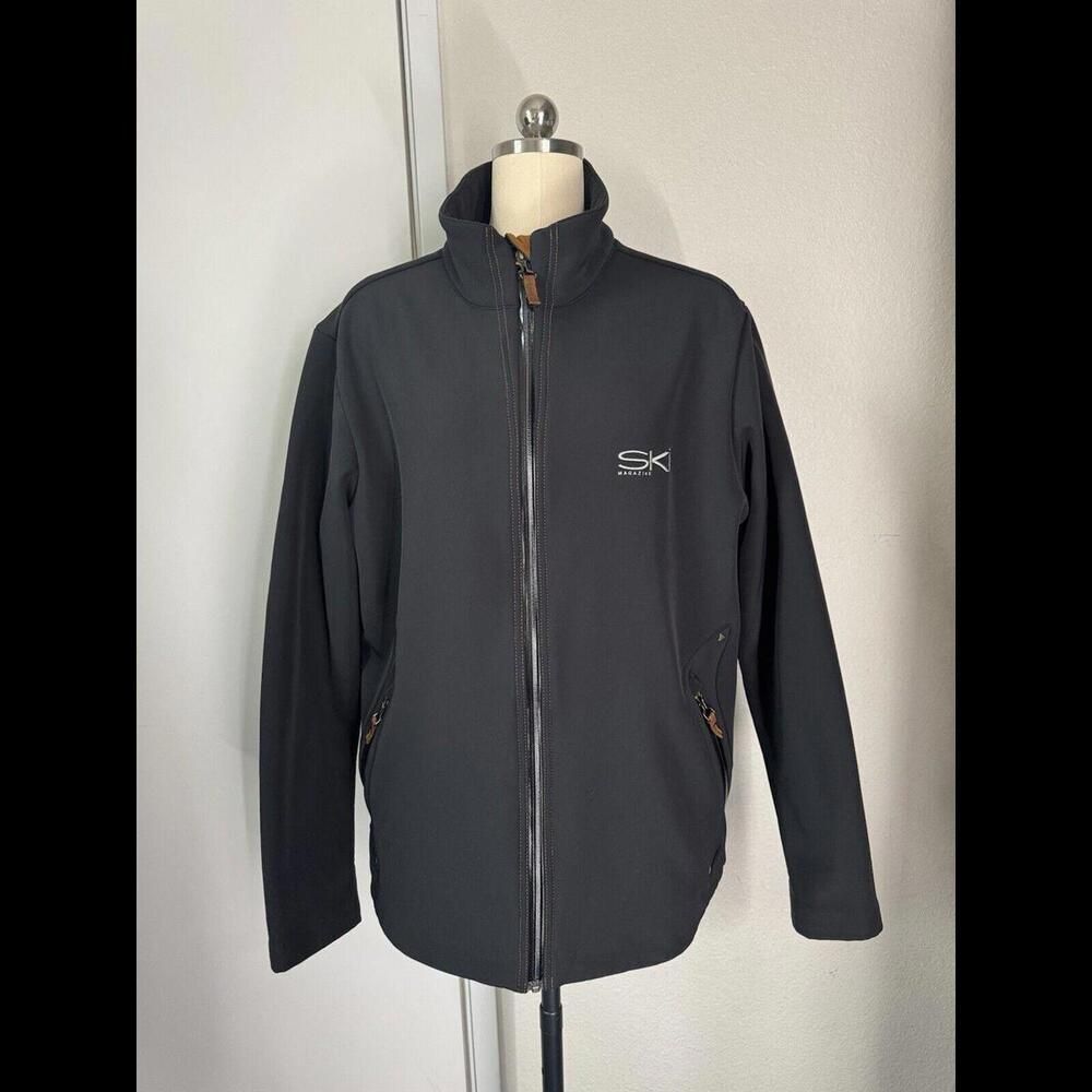 POWDERHORN SKI WOMENS JACKET SIZE L Black Soft Shell